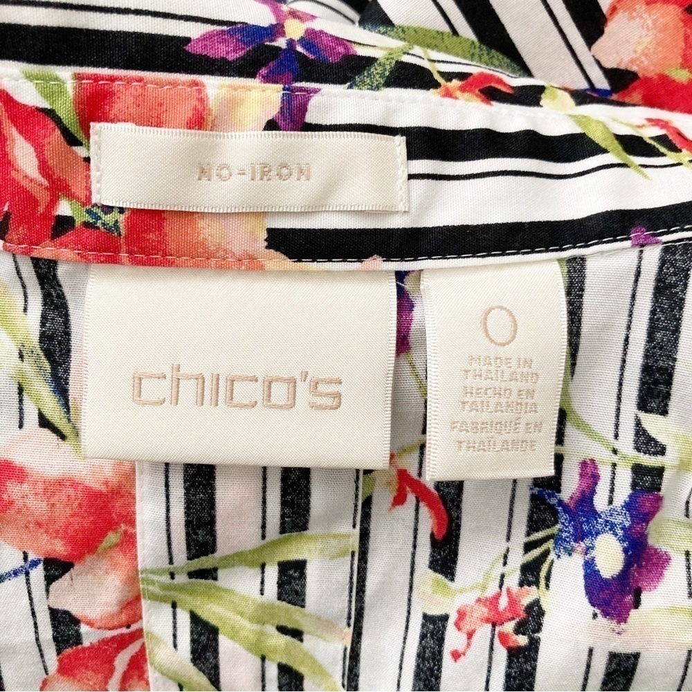 NWOT Chico’s Floral Blouse - Picture 5 of 6